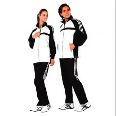 Warm Up Suit ( Black W. White)