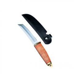 Steel Tanto (11.25") - LEATHER HANDLE